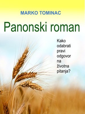 cover image of Panonski roman